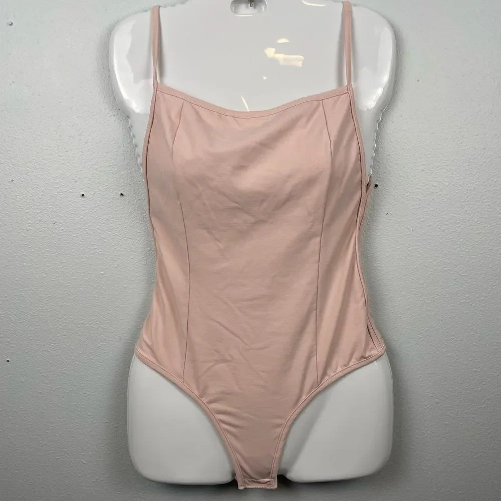 NWT Free People Pink Ballet Body Suit Size S